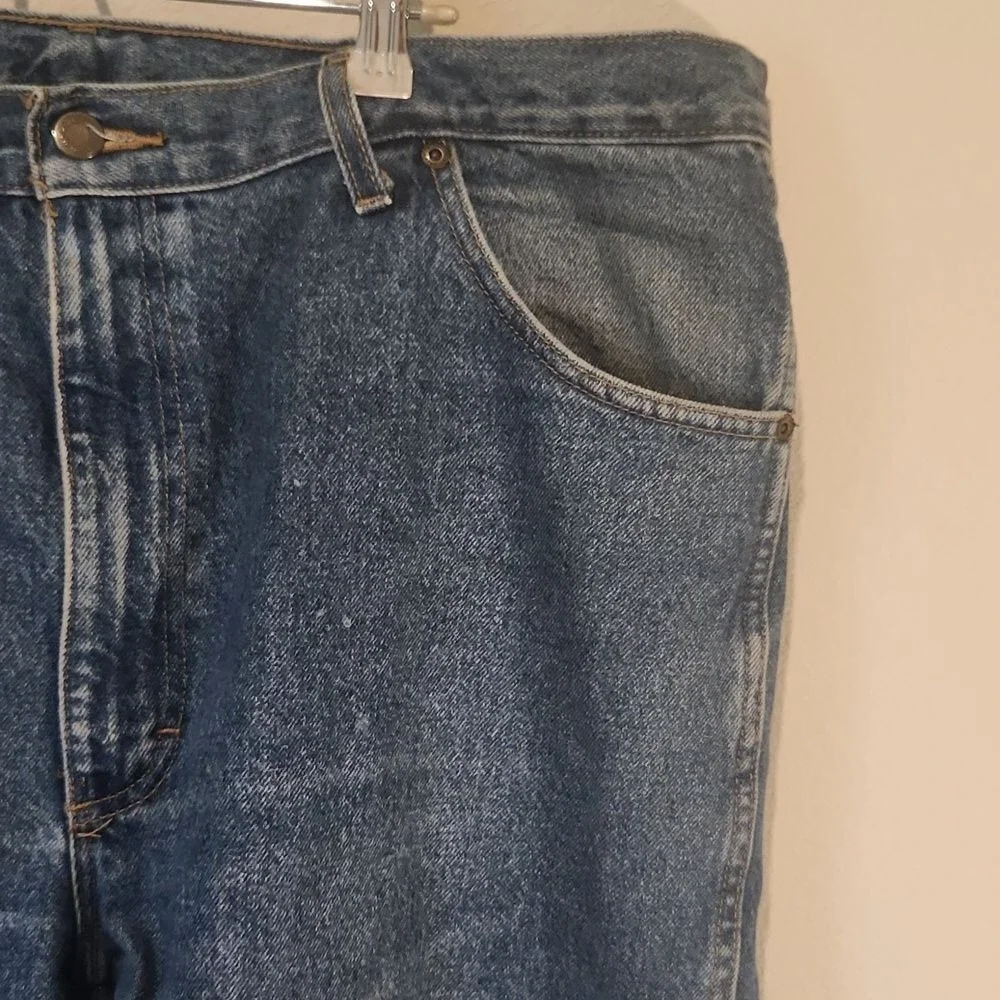 Wrangler‎ Denim Men's Light Blue Straight Jeans Size 40x29 Pants 96501DS